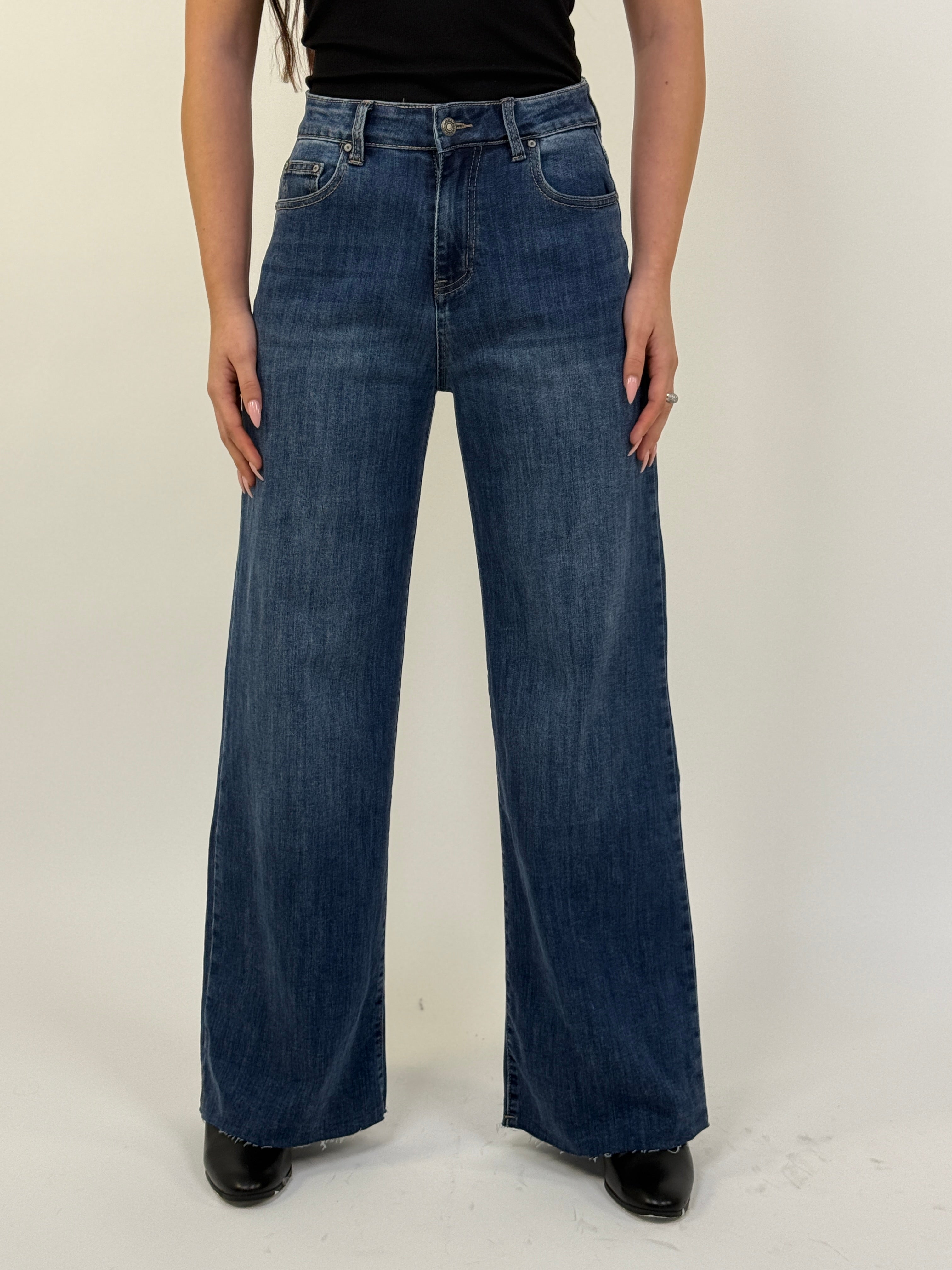 ג'ינס Wide-Leg