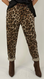 Leopard Chic מכנסי