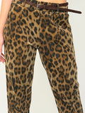 Leopard Chic מכנסי