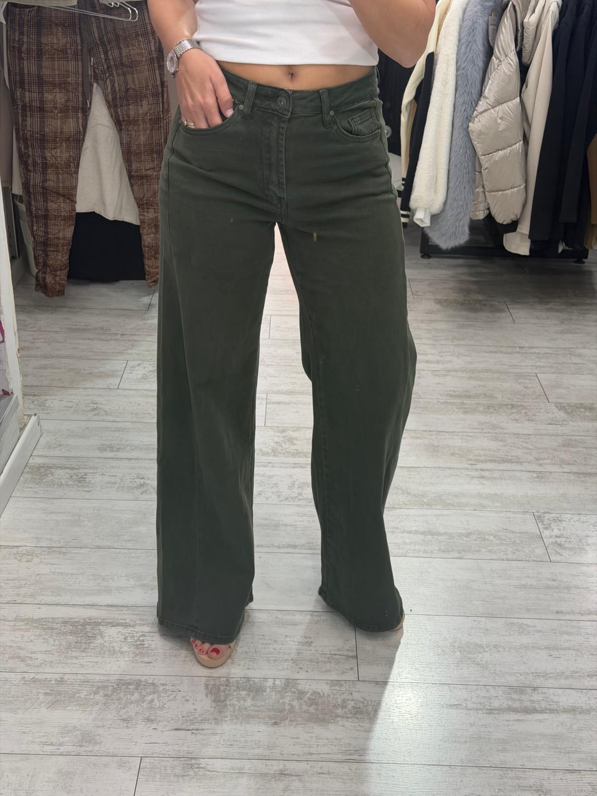 Wide-Leg ג'ינס