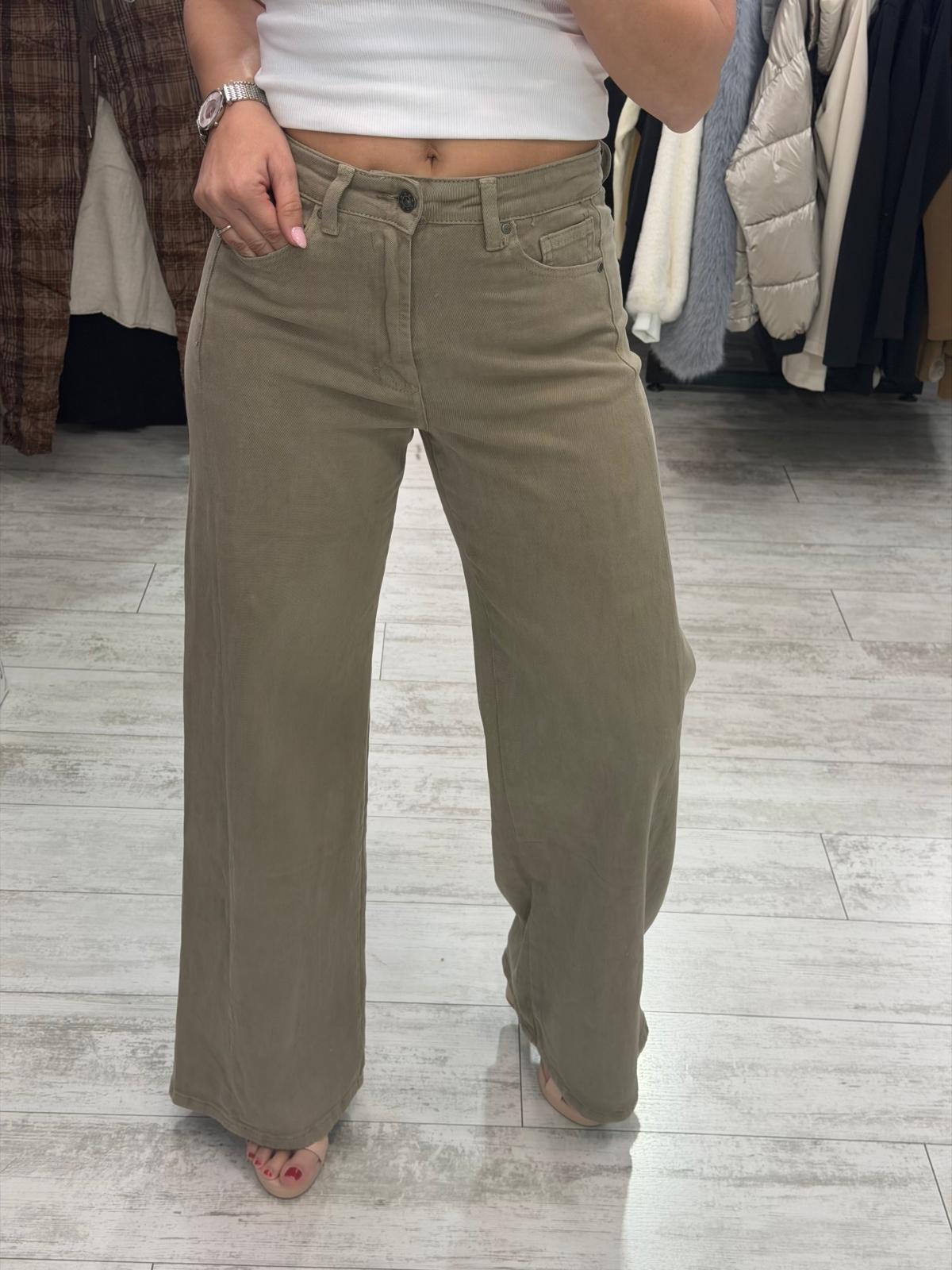 Wide-Leg ג'ינס